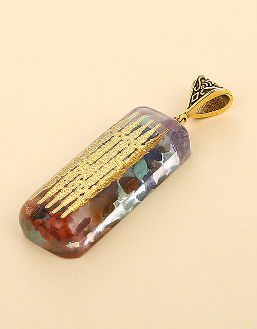 Cargar imagen en el visor de la galería, Colgante de cristal de energía curativa Reiki retro, piedra natural para yoga, meditación, joyería espiritual de los 7 chakras, collar, amuleto
