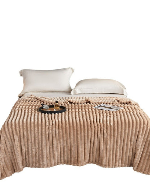 Load image into Gallery viewer, Double-sided Rabbit Plush Blanket Home Nap Office Blanket
