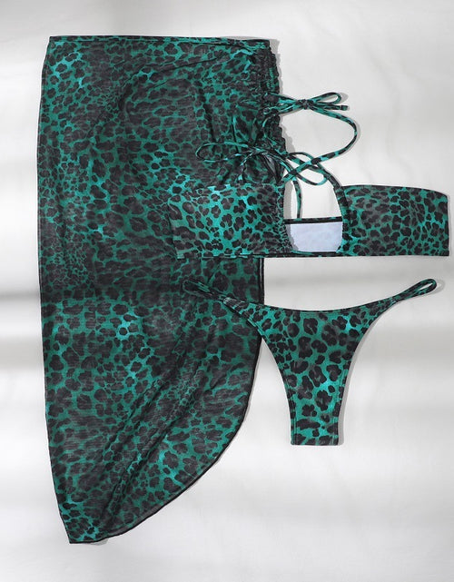 Load image into Gallery viewer, Women&#39;s Fashion Printed Swim Bikini Three Piece
