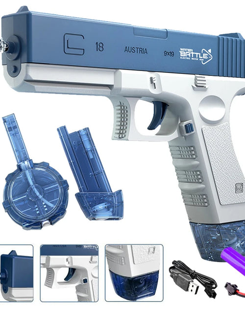 Cargar imagen en el visor de la galería, Electric Water Spray Toy Bursts Children High-Pressure Strong Charging Energy Bared Water Automatic Water Spray Summer Tos
