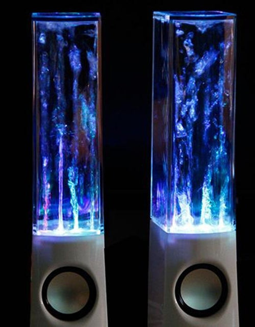 Cargar imagen en el visor de la galería, Altavoz de agua danzante inalámbrico con luz LED y fuente para fiestas en casa
