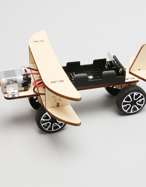 Load image into Gallery viewer, Wooden DIY Airplane Kids Puzzles Helicopter School Projects Experiment Kits Science Toys For Children Education

