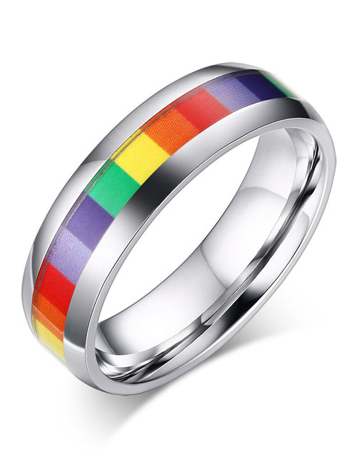 Load image into Gallery viewer, Cycolinks Pride Rainbow Unisex Ring
