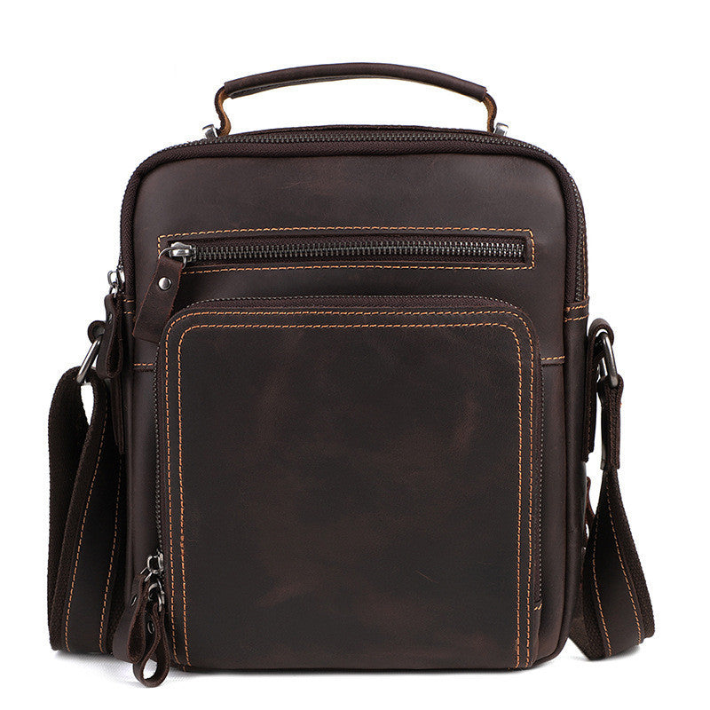 Casual Retro Large Capacity Leather Men's Bag