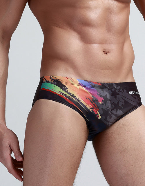 Load image into Gallery viewer, Men&#39;s Swimwear Triangle Swimming Shorts Professional Swimming Trunks
