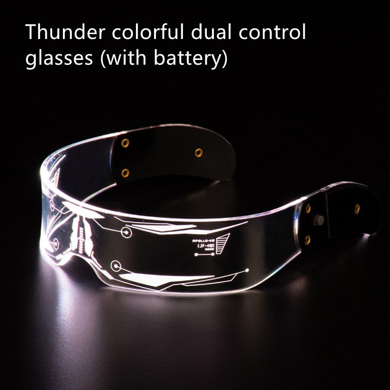 LED Luminous Futuristic Style Glasses