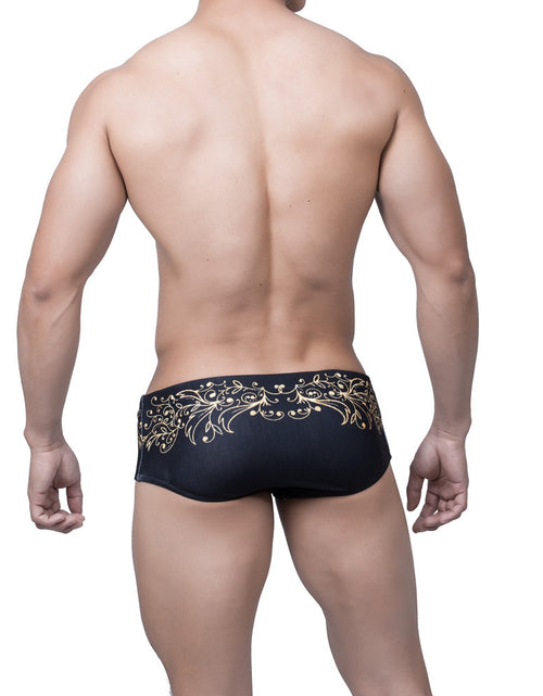 Bild in Galerie-Viewer laden, Waterproof printed nylon triangle swim trunks
