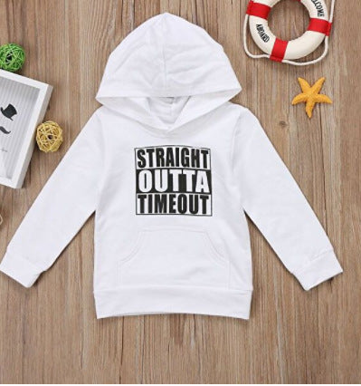 Load image into Gallery viewer, Children&#39;s hooded sweater letter top
