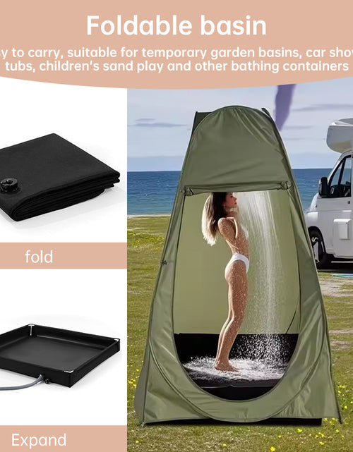 Bild in Galerie-Viewer laden, Folding Outdoor Camping Shower Tray Base  - for Pets &amp; Travel
