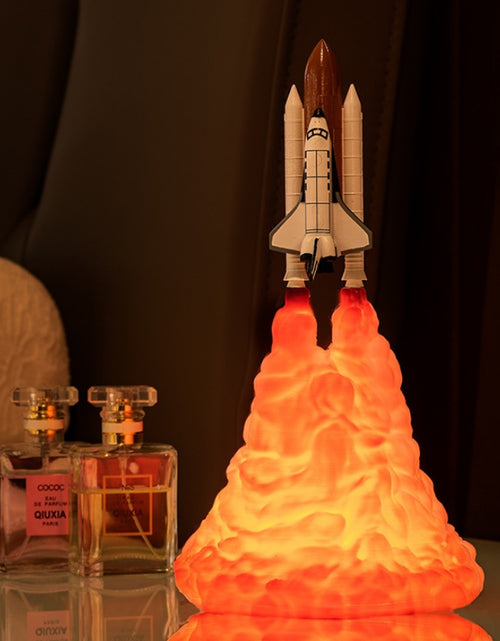 Load image into Gallery viewer, 3D Print Rocket Space Shuttle Lamp Night Lamp
