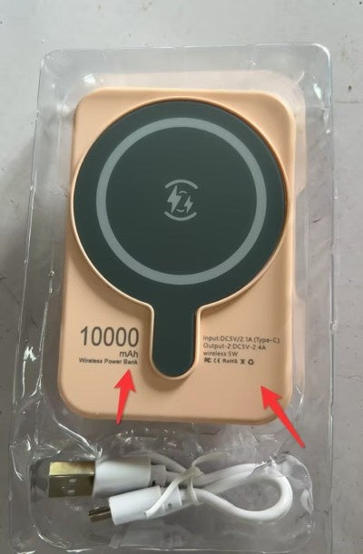 Load image into Gallery viewer, Mini Fast Charging Magnetic Wireless Power Bank 5000 MAh Portable
