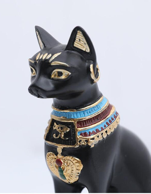 Load image into Gallery viewer, Egyptian Cat God Decorates Home Entrances Crafts Living Room Decorations Gifts Lucky Cats
