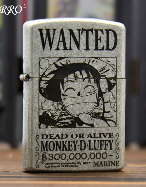 Bild in Galerie-Viewer laden, ZORRO Zoro Ancient Silver Pirate King Luffy Kerosene Lighter

