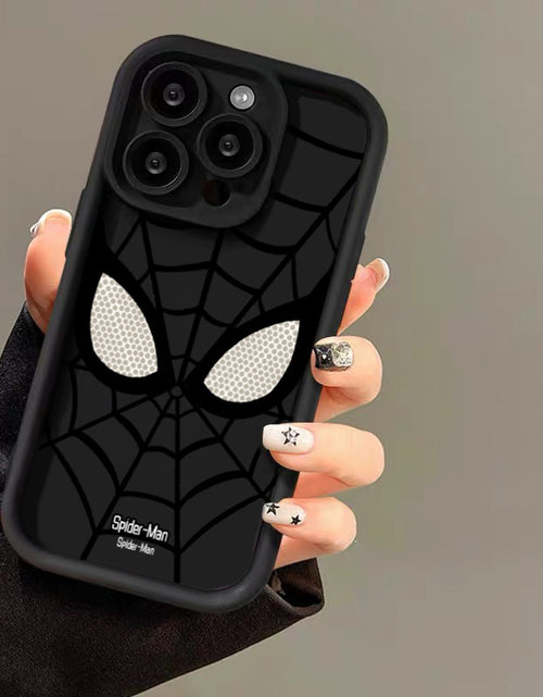 Cargar imagen en el visor de la galería, Spider Man iPhone 14 Promax Matte Silicone Soft Case for Apple Phone Case

