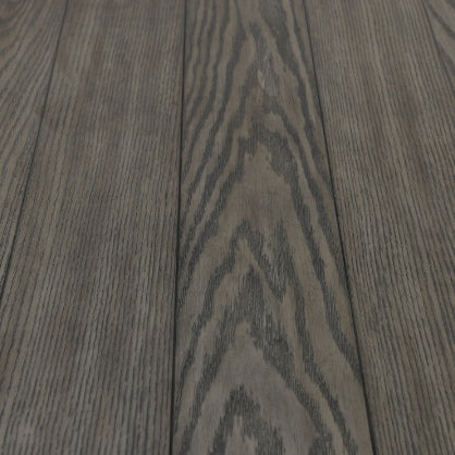 Dark Grey MDF Top And White Oak Drawer Living Room Storage Table