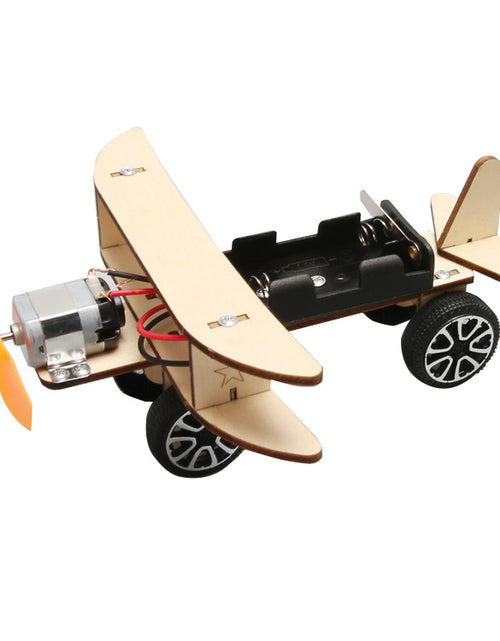 Load image into Gallery viewer, Wooden DIY Airplane Kids Puzzles Helicopter School Projects Experiment Kits Science Toys For Children Education
