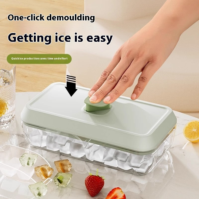 Food Grade Press Ice Cube Mold Homemade Ice Cube Tray