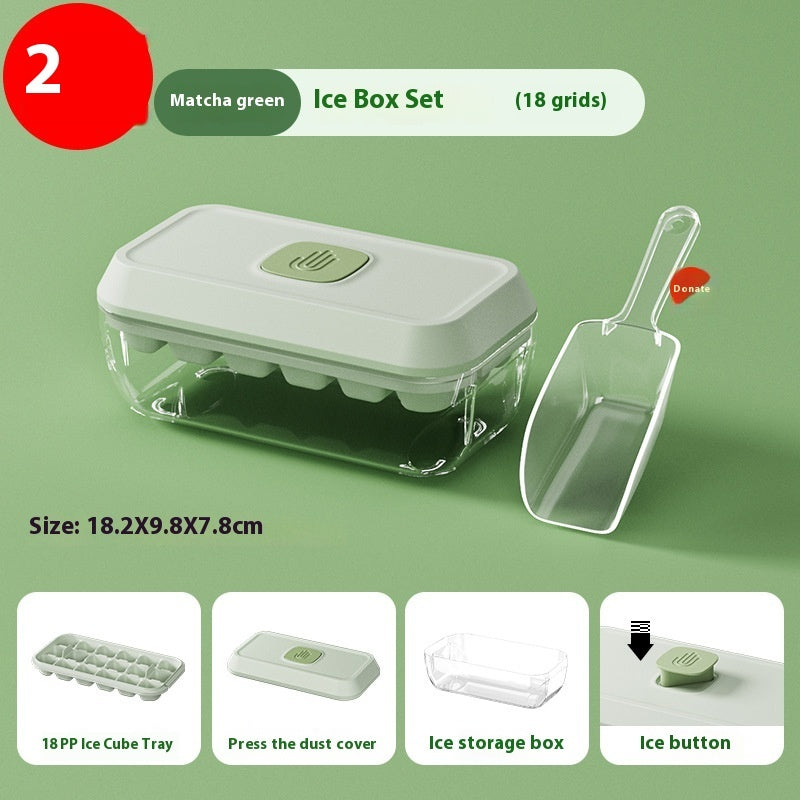 Food Grade Press Ice Cube Mold Homemade Ice Cube Tray