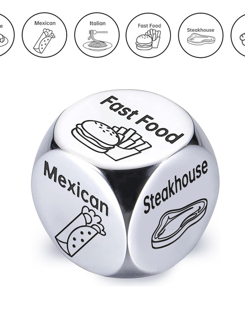 Cargar imagen en el visor de la galería, Funny Decision Dice Couple Lovers Date Night Games Party Toy Food Movie Decision Dice Valentine&#39;s Day Gift
