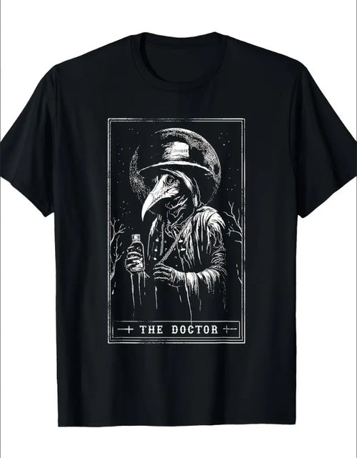 Load image into Gallery viewer, Crow T-shirt Men&#39;s Short Sleeve Printed Round Neck Pattern T-shirt
