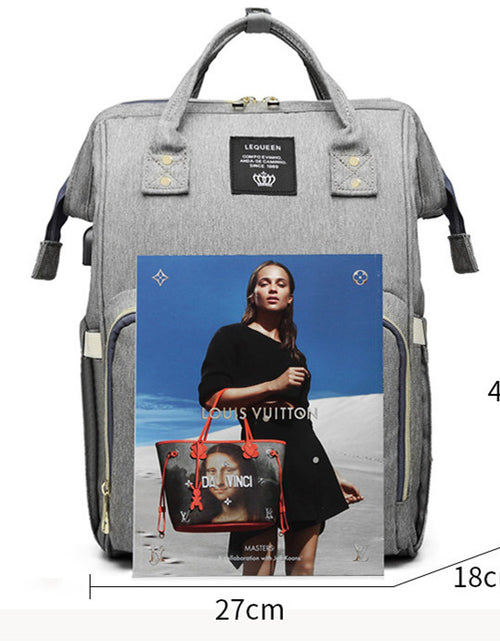 Load image into Gallery viewer, LEQUEEN Multifunctional Large Capacity Mummy Bag
