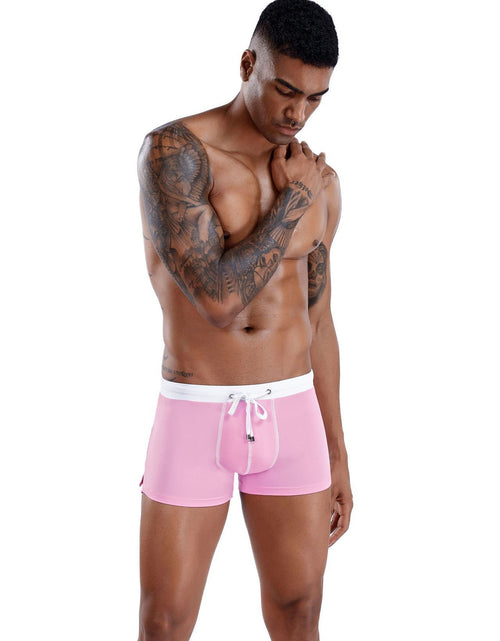 Load image into Gallery viewer, Boxer low waist swim trunks
