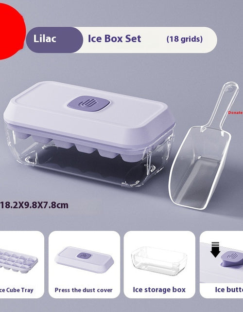 Load image into Gallery viewer, Food Grade Press Ice Cube Mold Homemade Ice Cube Tray
