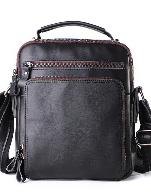 Load image into Gallery viewer, Casual Retro Large Capacity Leather Men&#39;s Bag
