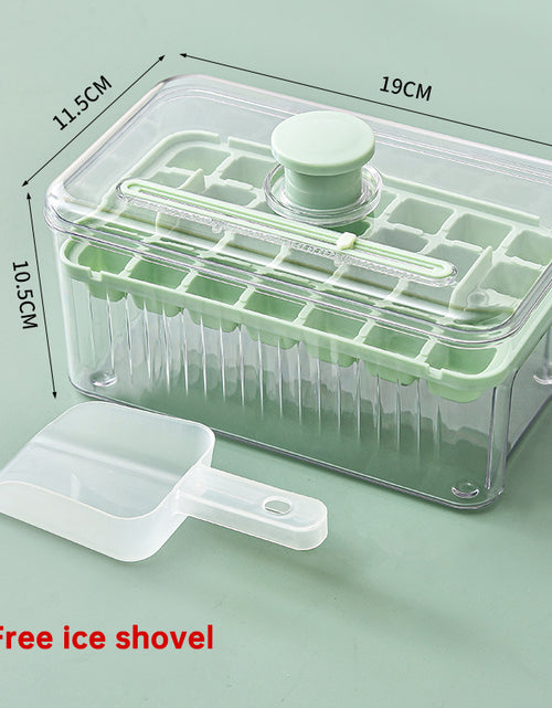 Load image into Gallery viewer, Press Type Ice Cube Ice Box Refrigerator Ice Cube Artifact Silicone Mold With Cover Household Sealed Food Grade Ice Maker
