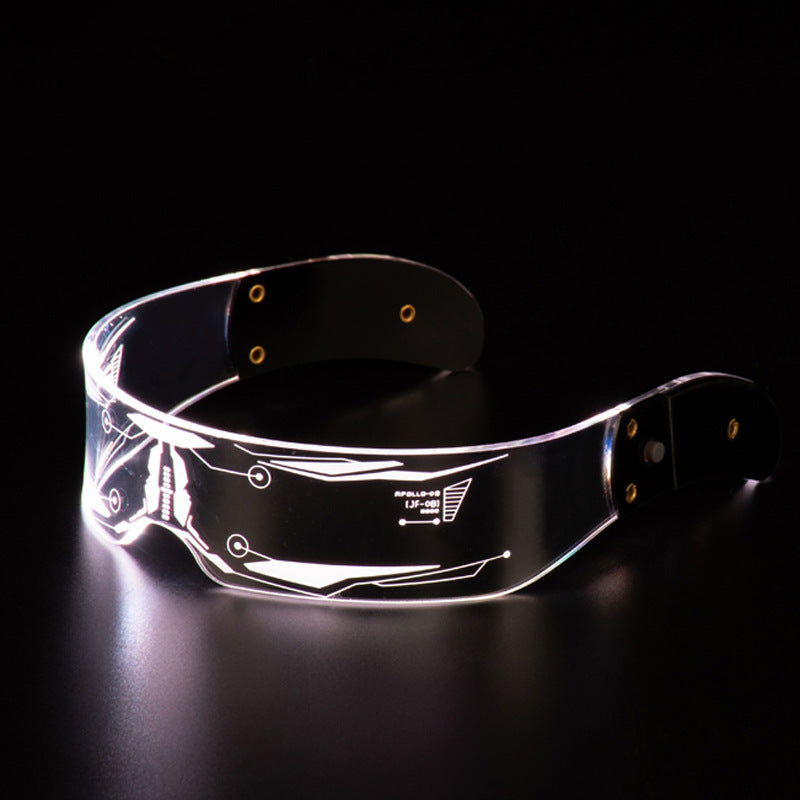 LED Luminous Futuristic Style Glasses