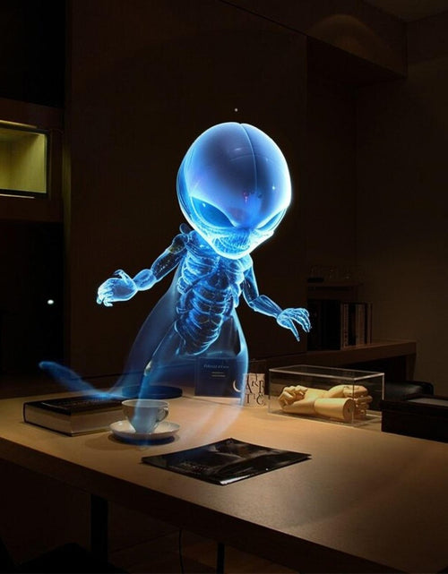 Load image into Gallery viewer, 3D Hologram Fan Naked-eye Projector Holiday Gifts, Holiday Lighting, Party Lighting
