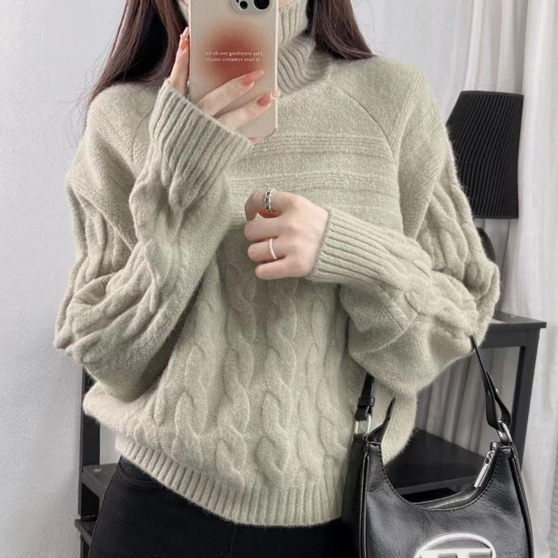 Idle Style Damen Schlankmachendes Stricktop