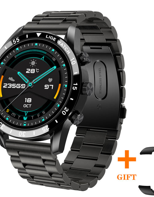 Load image into Gallery viewer, Bluetooth call smart watch pedometer sports multifunctional men&#39;s waterproof bracelet watch
