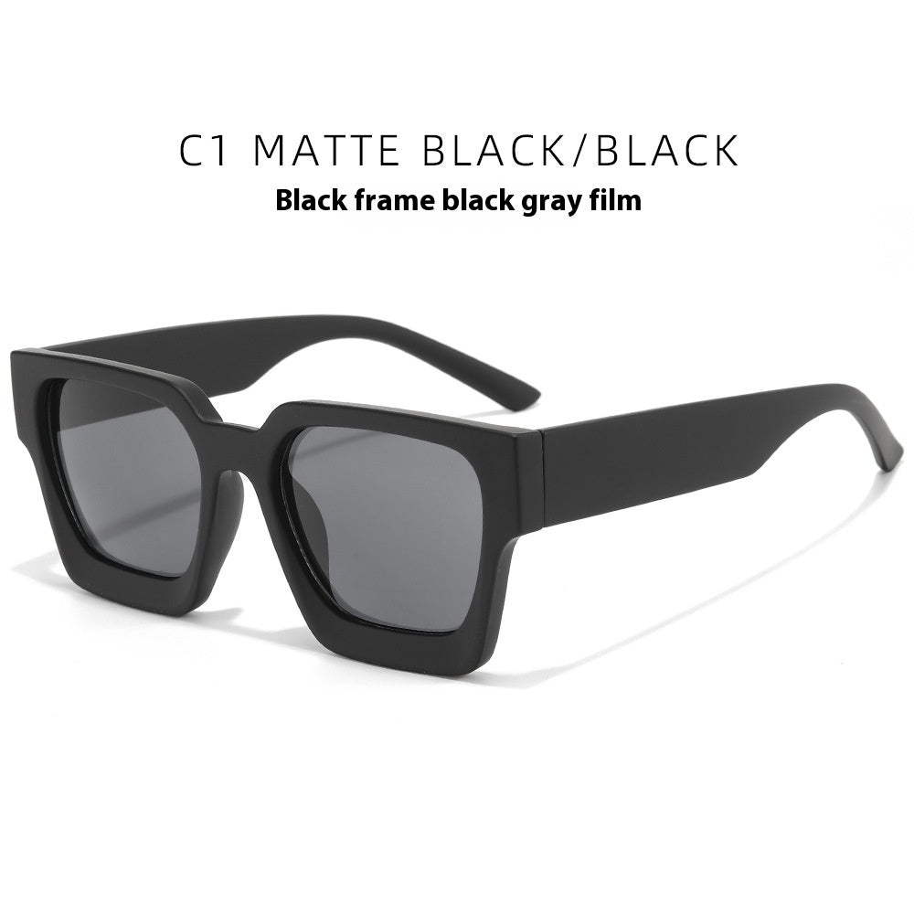 Gafas de sol con montura grande y protección UV