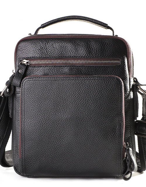 Load image into Gallery viewer, Casual Retro Large Capacity Leather Men&#39;s Bag
