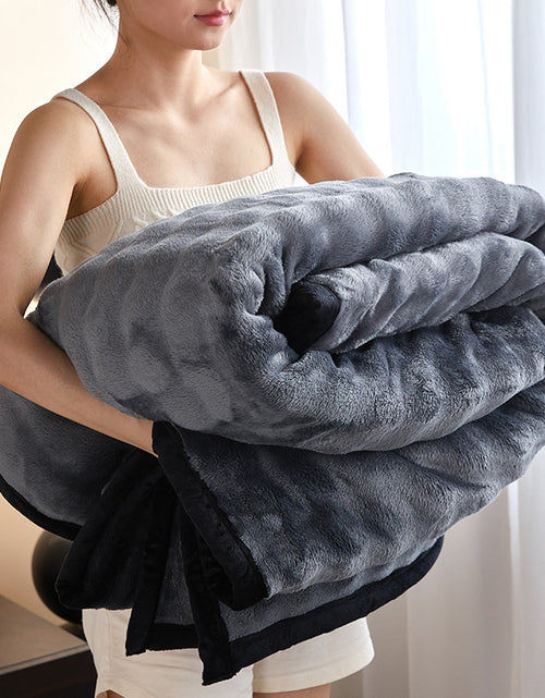 Load image into Gallery viewer, Double-sided Rabbit Plush Blanket Home Nap Office Blanket
