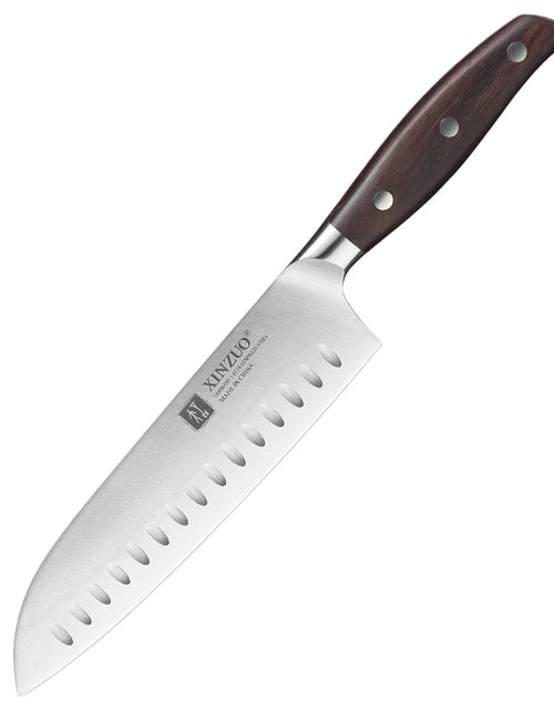 Load image into Gallery viewer, XINZUO Kitchen Tools 6 PCS Kitchen Knife Set of Utility Cleaver Chef Bread Knife High Carbon German Stainless Steel Knives sets
