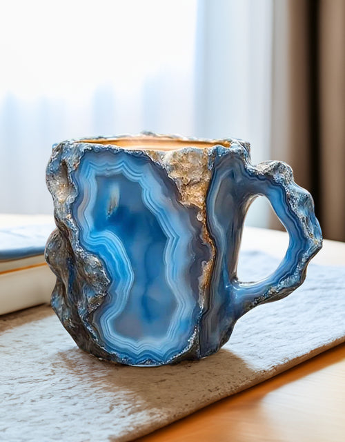 Load image into Gallery viewer, Healing &amp; Spiritual Gifts: New Multi-Color Natural Mineral Crystal Mug. Colorful Crystal Christmas Mug for Coffee, Perfect for Festival.
