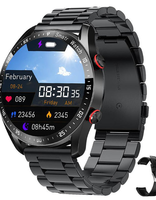 Bild in Galerie-Viewer laden, HW20 Smart Watch ECG+PPG Business Stainless Steel Strap 1.46 Large Screen Bluetooth Call Smart Watch
