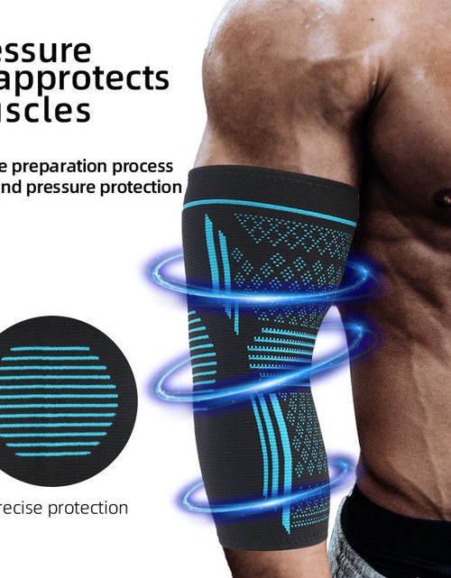 Load image into Gallery viewer, Sports elbow protection with four-way elastic pressure knitted breathable nylon elbow protection
