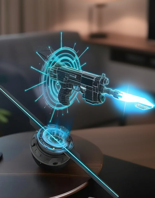 Load image into Gallery viewer, 3D Hologram Fan Naked-eye Projector Holiday Gifts, Holiday Lighting, Party Lighting
