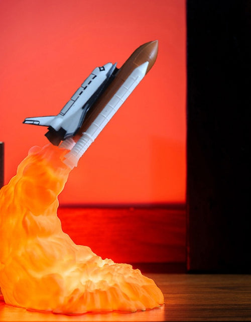 Load image into Gallery viewer, 3D Print Rocket Space Shuttle Lamp Night Lamp
