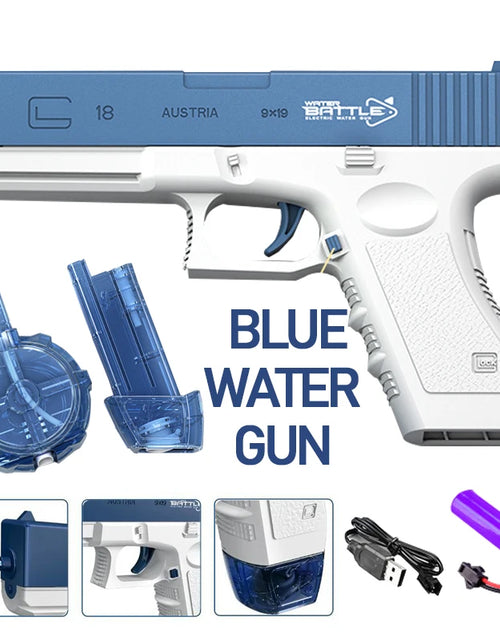 Cargar imagen en el visor de la galería, Electric Water Spray Toy Bursts Children High-Pressure Strong Charging Energy Bared Water Automatic Water Spray Summer Tos
