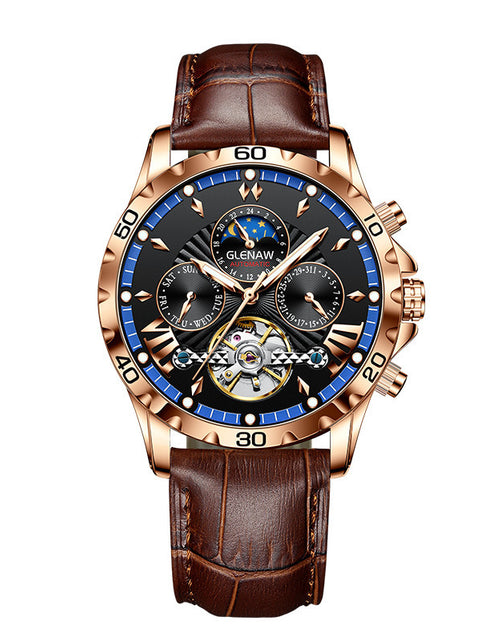 Load image into Gallery viewer, Men&#39;s Fashion Hollowed-out Watch Automatic Mechanical Watch
