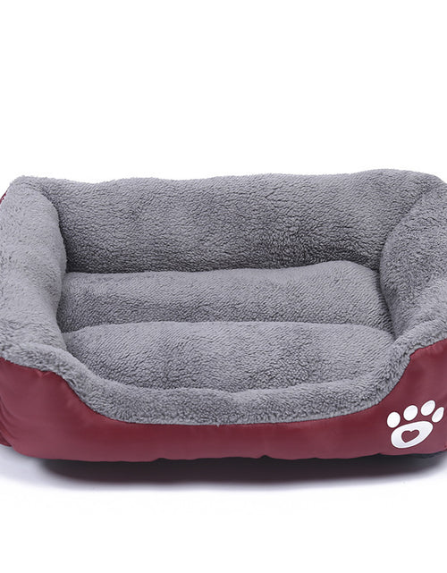 Bild in Galerie-Viewer laden, New, soft, and cozy fleece pet bed. Waterproof bottom. Suitable for small, medium &amp; large pets. Keeps pets warm.
