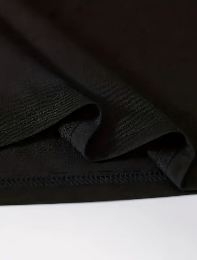 Weihnachts-T-Shirt für Herren, kurzärmliges T-Shirt mit Rundhalsausschnitt, lässiger Streetstyle mit digitalem Weihnachtsmann- und Rentierdruck, gerippte Details, normale Passform für alle Jahreszeiten