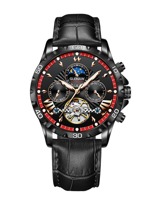 Load image into Gallery viewer, Men&#39;s Fashion Hollowed-out Watch Automatic Mechanical Watch
