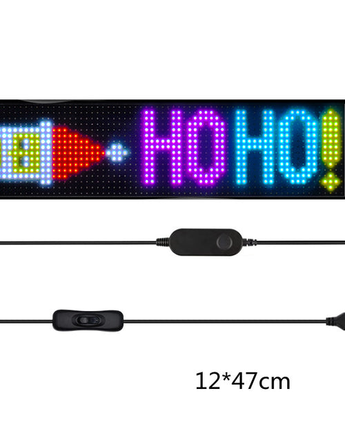 Bild in Galerie-Viewer laden, Programmierbares Auto-LED-Schild LED-Vollfarb-Werbebildschirm Ultradünner Bildschirm Benutzerdefiniertes Textmuster Animationsanzeige Auto
