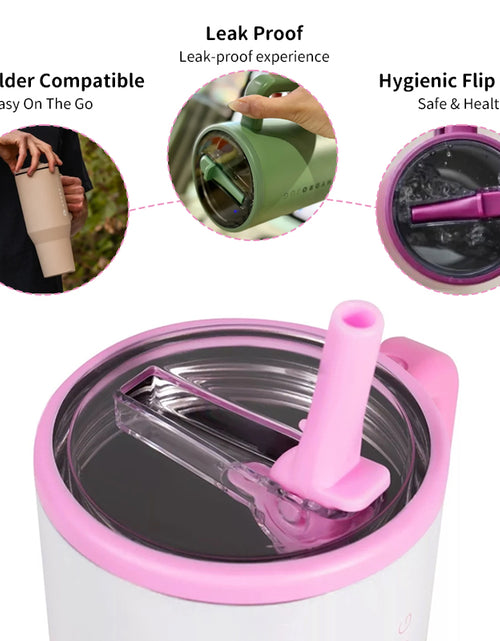 Load image into Gallery viewer, HydroJug Traveler: 32OZ/40OZ, stainless steel, vacuum insulated. Straw lid, double-wall thermal.car mug
