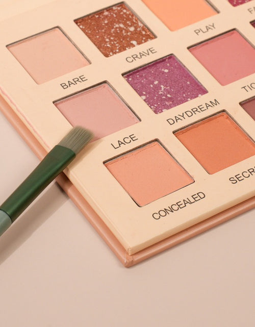 Load image into Gallery viewer, 18-color Desert Rose Matte Pearlescent Eyeshadow Palette Earth Color Multi-purpose Color Eyeshadow Palette
